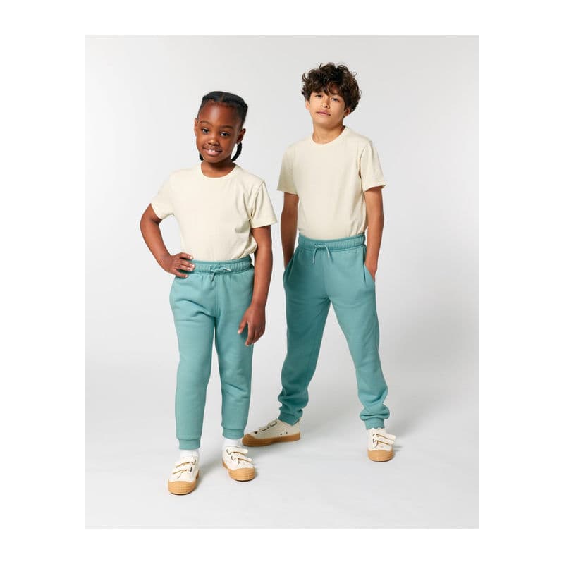 Mini Mover 2.0 kids' jogger pants coloris Bleu canard Monstera