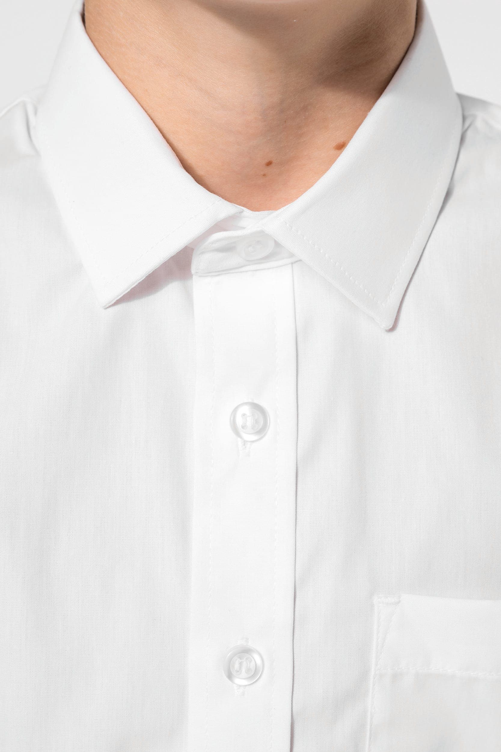 Chemise popeline manches longues enfant en situation