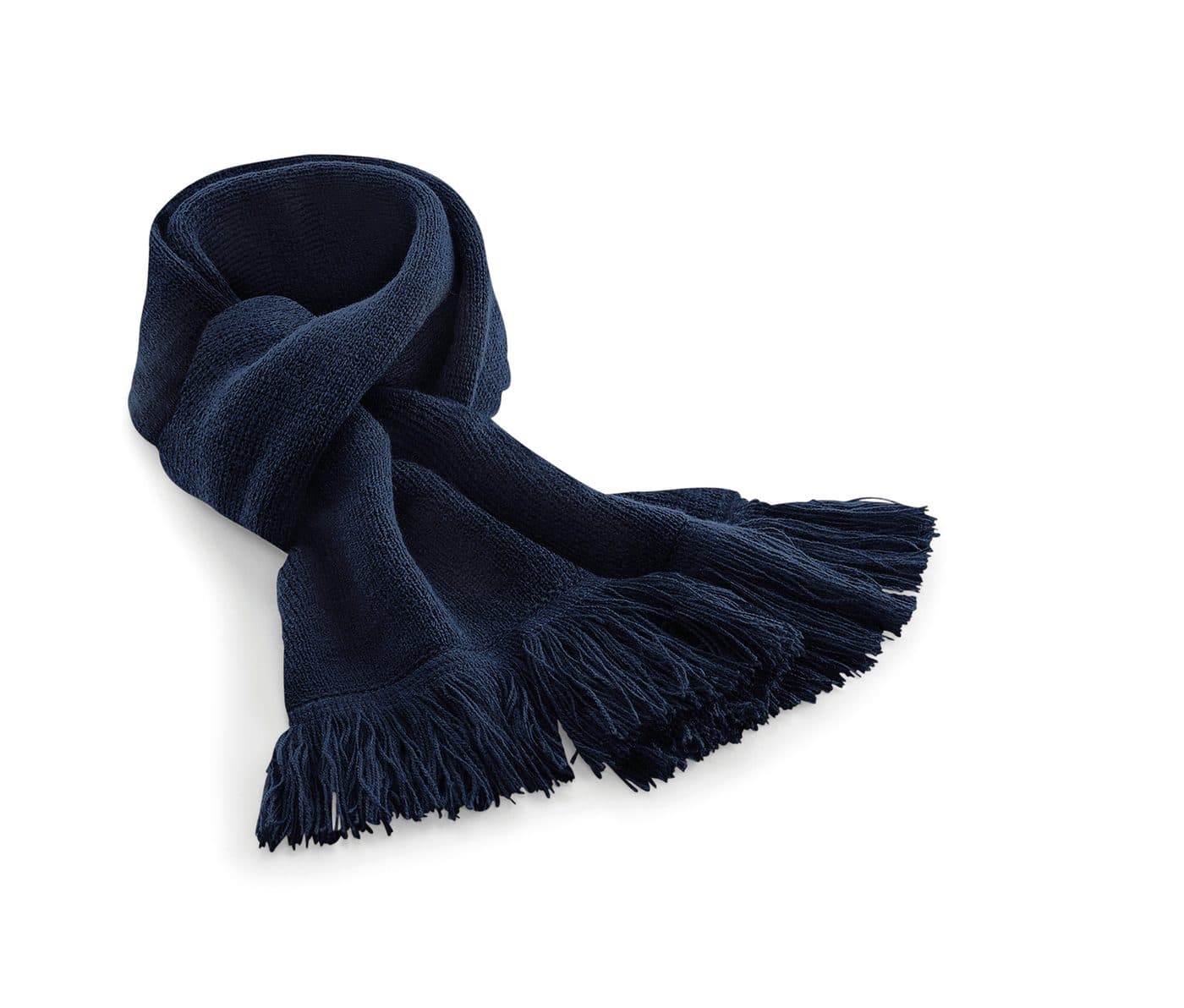 CLASSIC KNITTED SCARF coloris Bleu marine