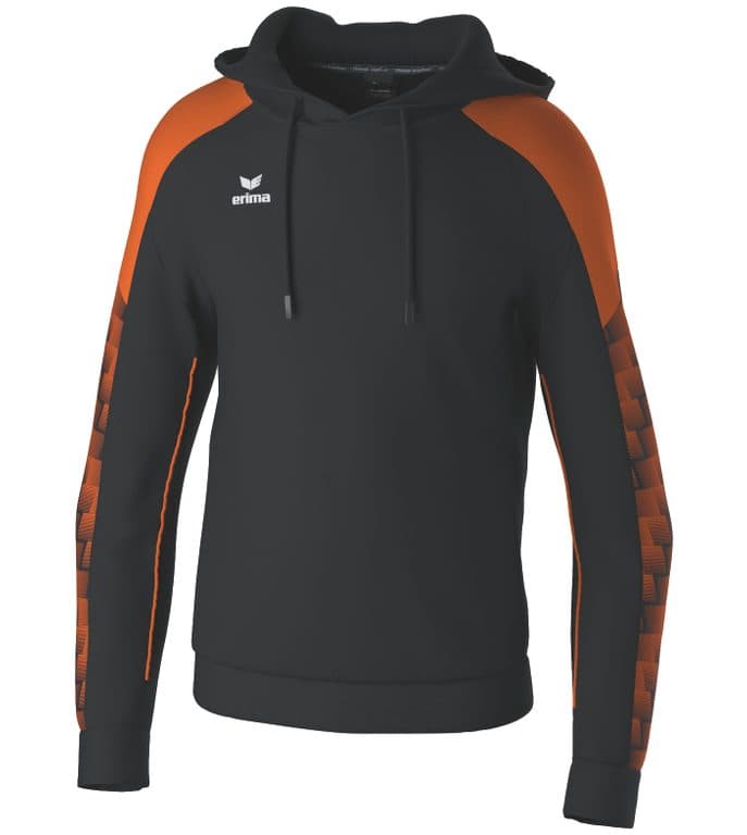 Sweat à capuche EVO STAR coloris Noir / Orange