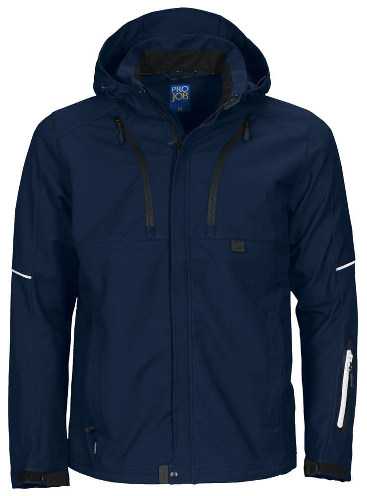 3406 VESTE SOFTSHELL coloris Marine