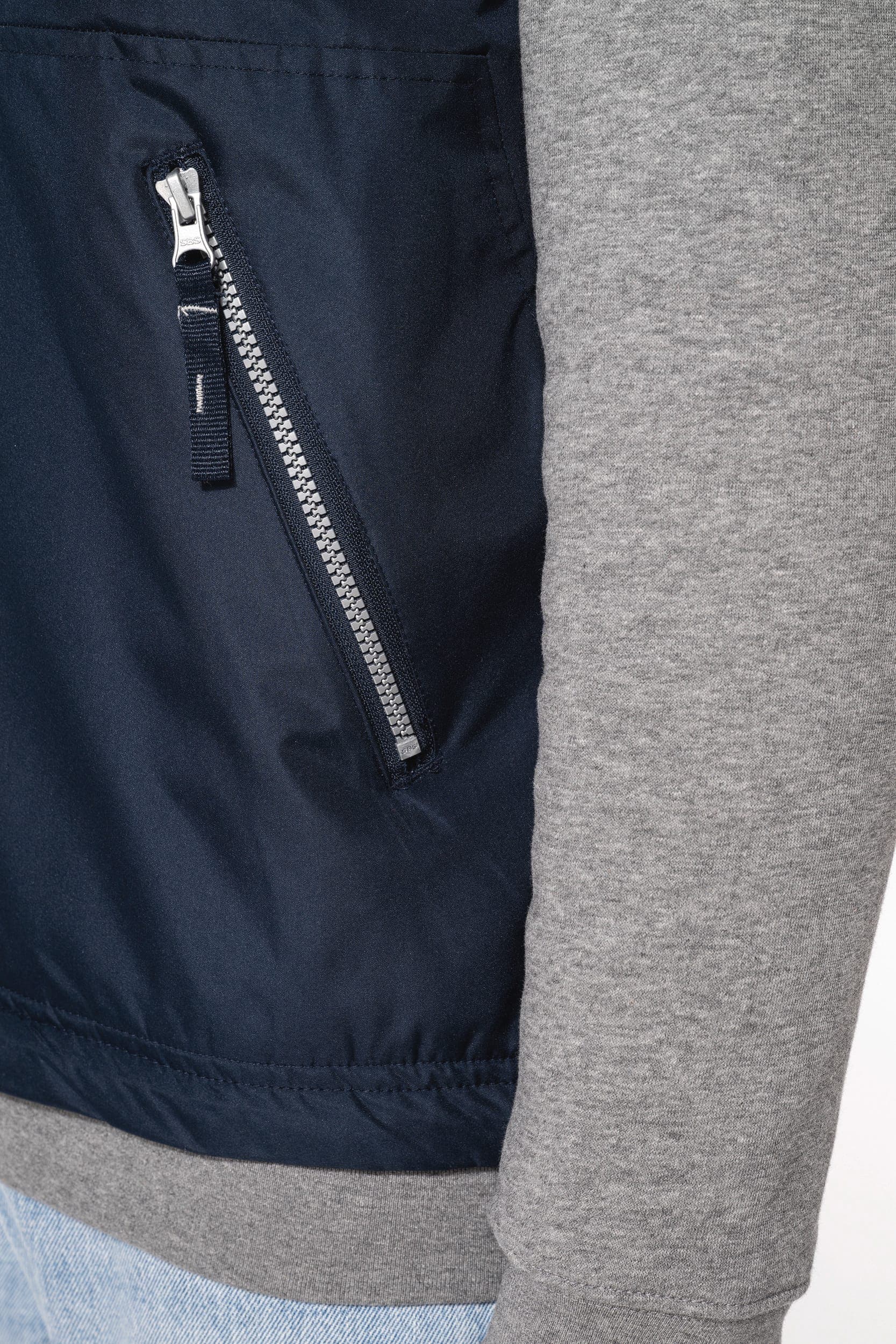 Bodywarmer doublé polaire homme en situation
