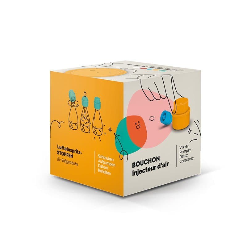 BOUCHON POMPE INJECTEUR D’AIR POUR BOISSONS GAZEUSES en situation