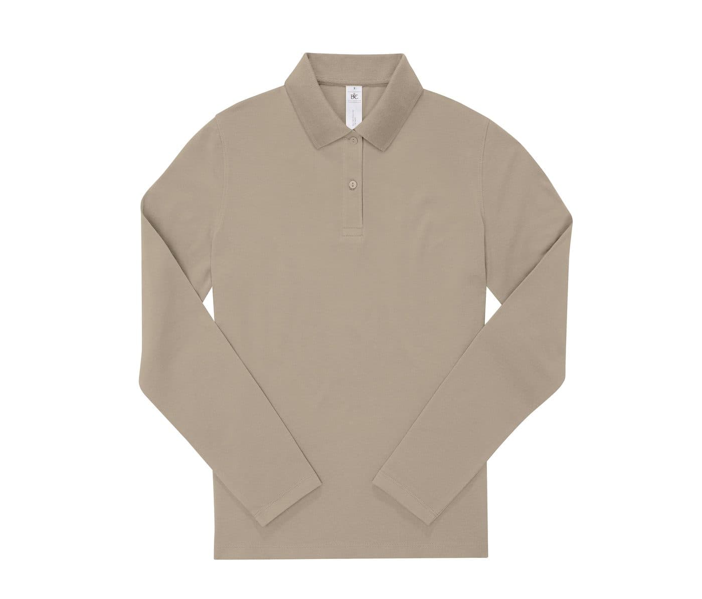 B&C MY POLO 180 LSL/WOMEN coloris Mastic