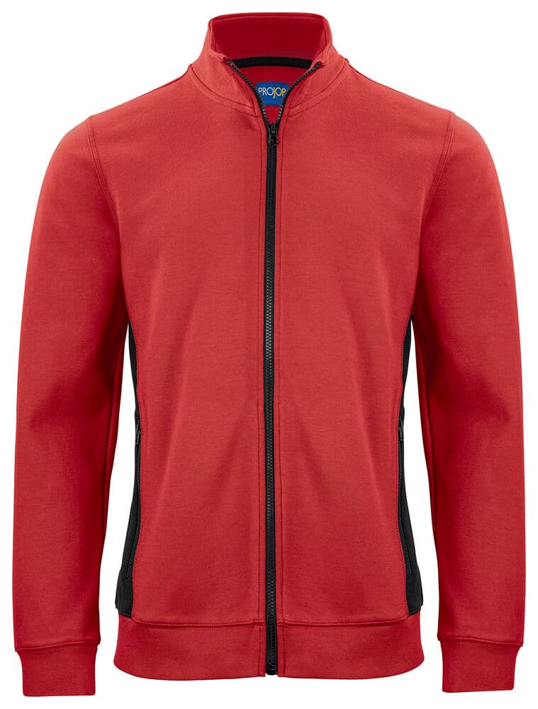 2129 SWEAT FERMETURE coloris Rouge