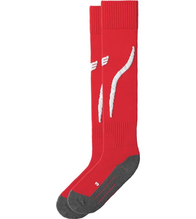 Bas de football Tanaro coloris Rouge / Blanc