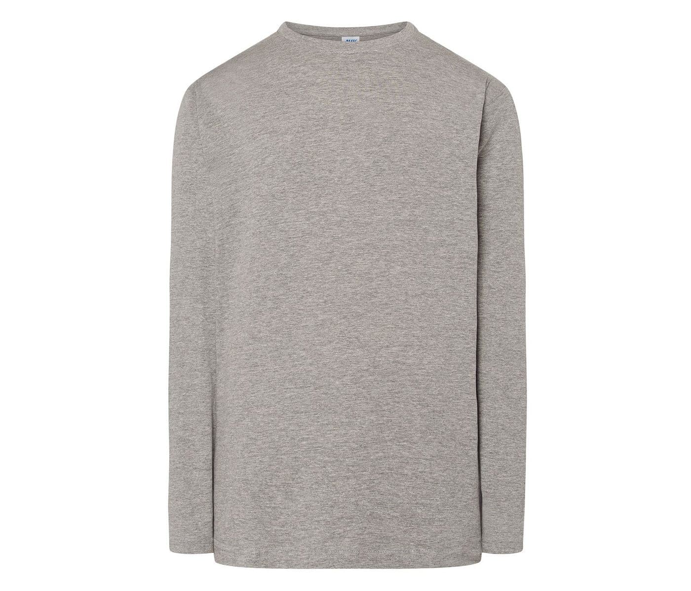 REGULAR T-SHIRT LS coloris Gris chiné