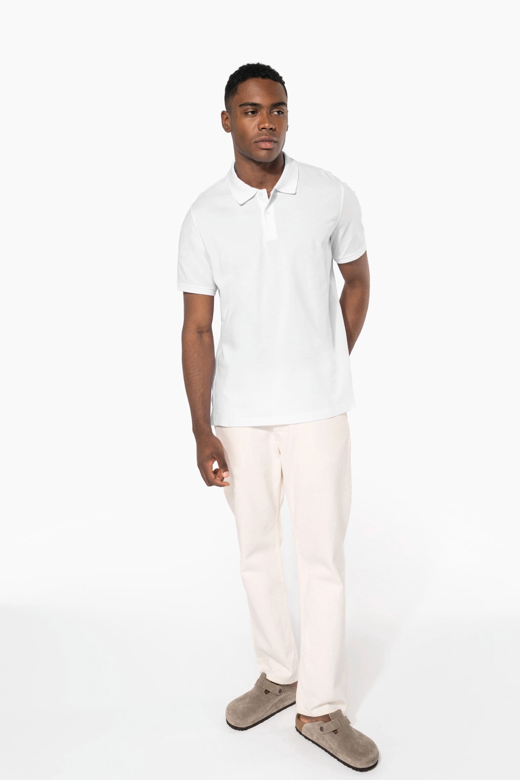 Polo piqué Bio180 homme en situation