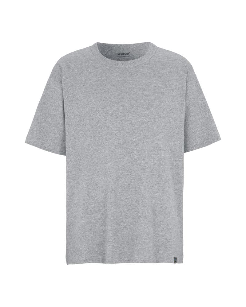T-shirt Sursize coloris Gris Mélange