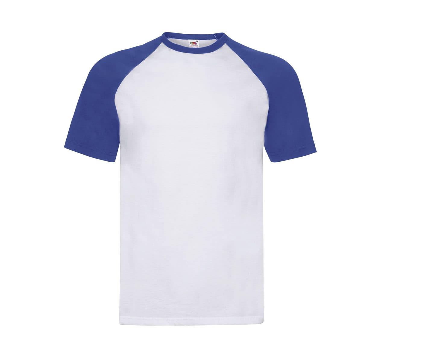 VALUEWEIGHT SHORT SLEEVE BASEBALL T coloris Blanc / Bleu roi
