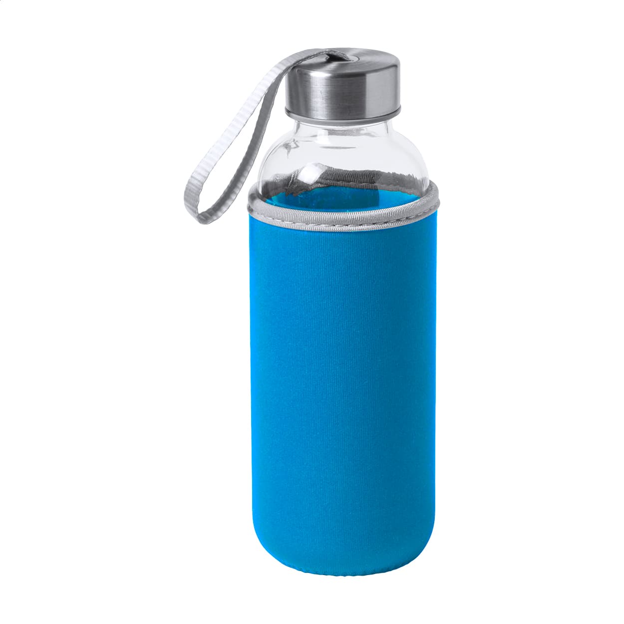 Bouteille en verre coloris Bleu clair