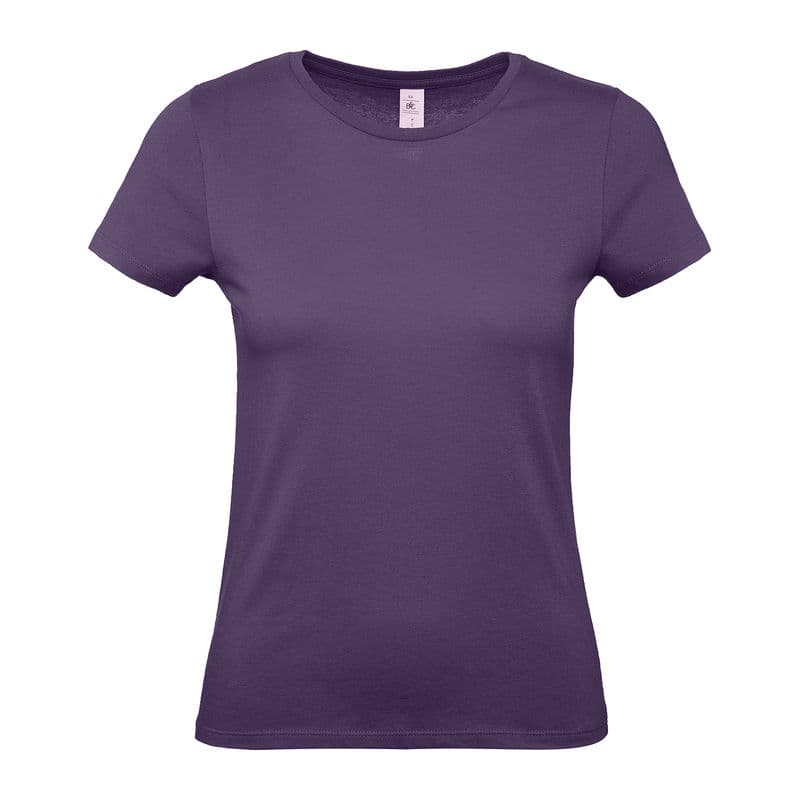 B&C #E150 WOMEN T-SHIRT coloris Violet éclatant