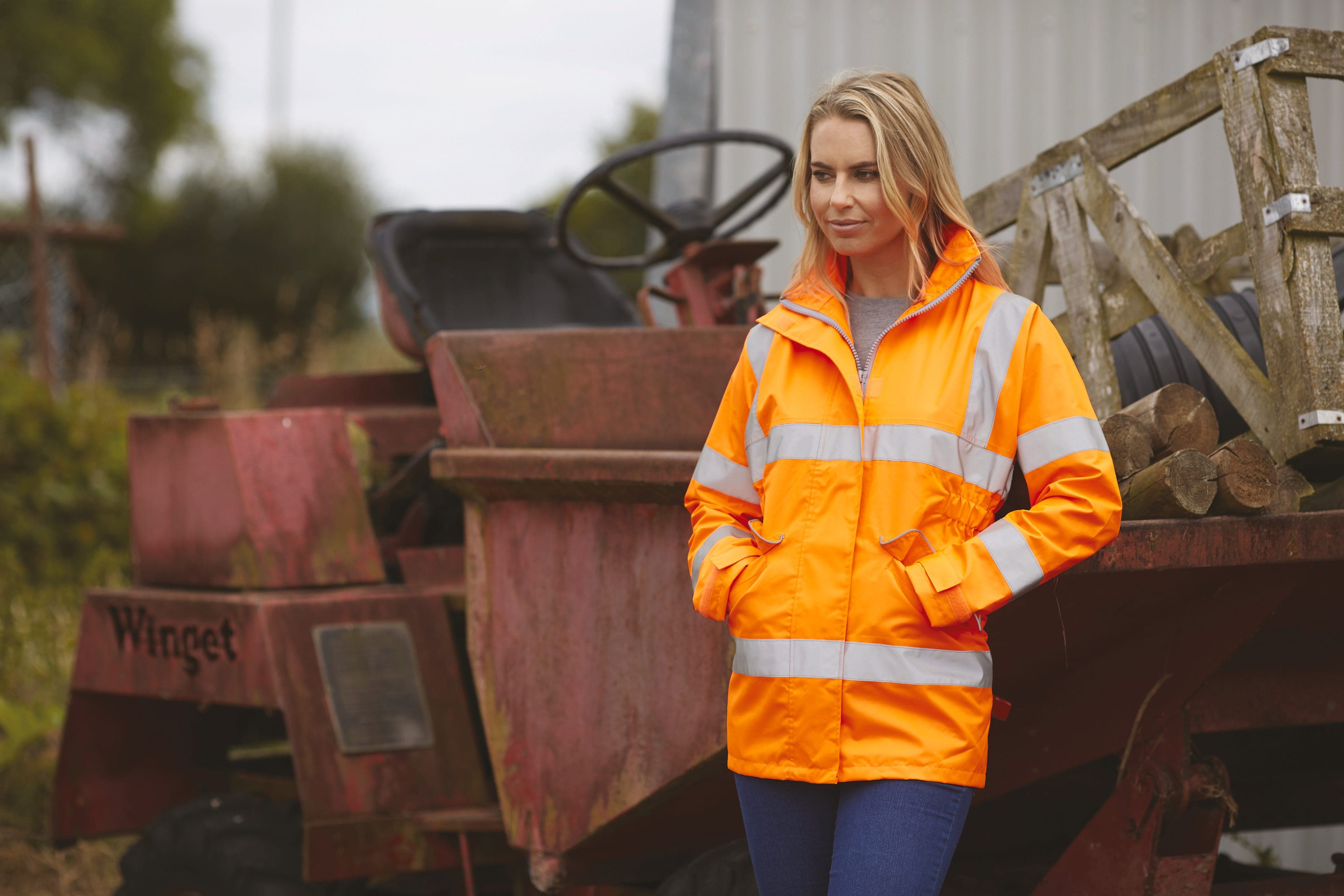 Veste haute visibilité "Management" femme en situation