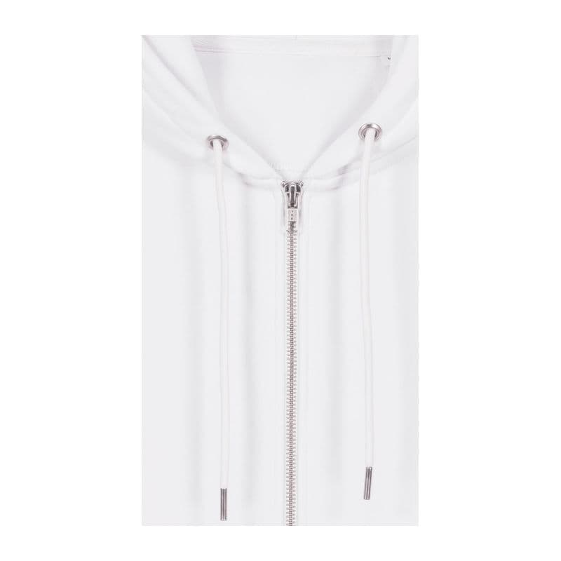 Cultivator 2.0 unisex zip-thru hoodie  coloris Blanc