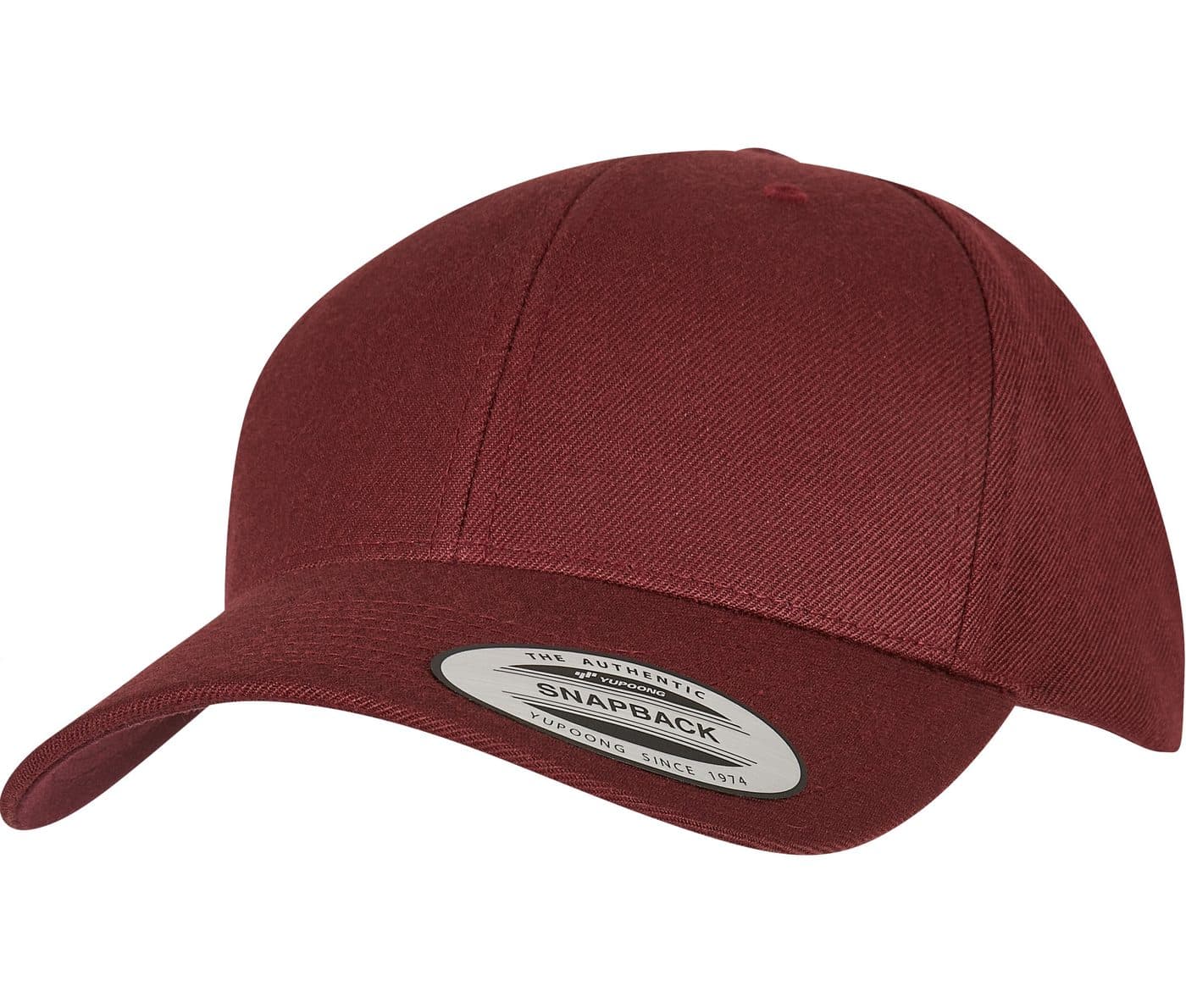 PREMIUM CURVED VISOR SNAPBACK CAP coloris Bordeaux
