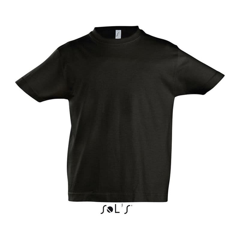 SOL'S IMPERIAL KIDS - ROUND NECK T-SHIRT coloris Noir profond