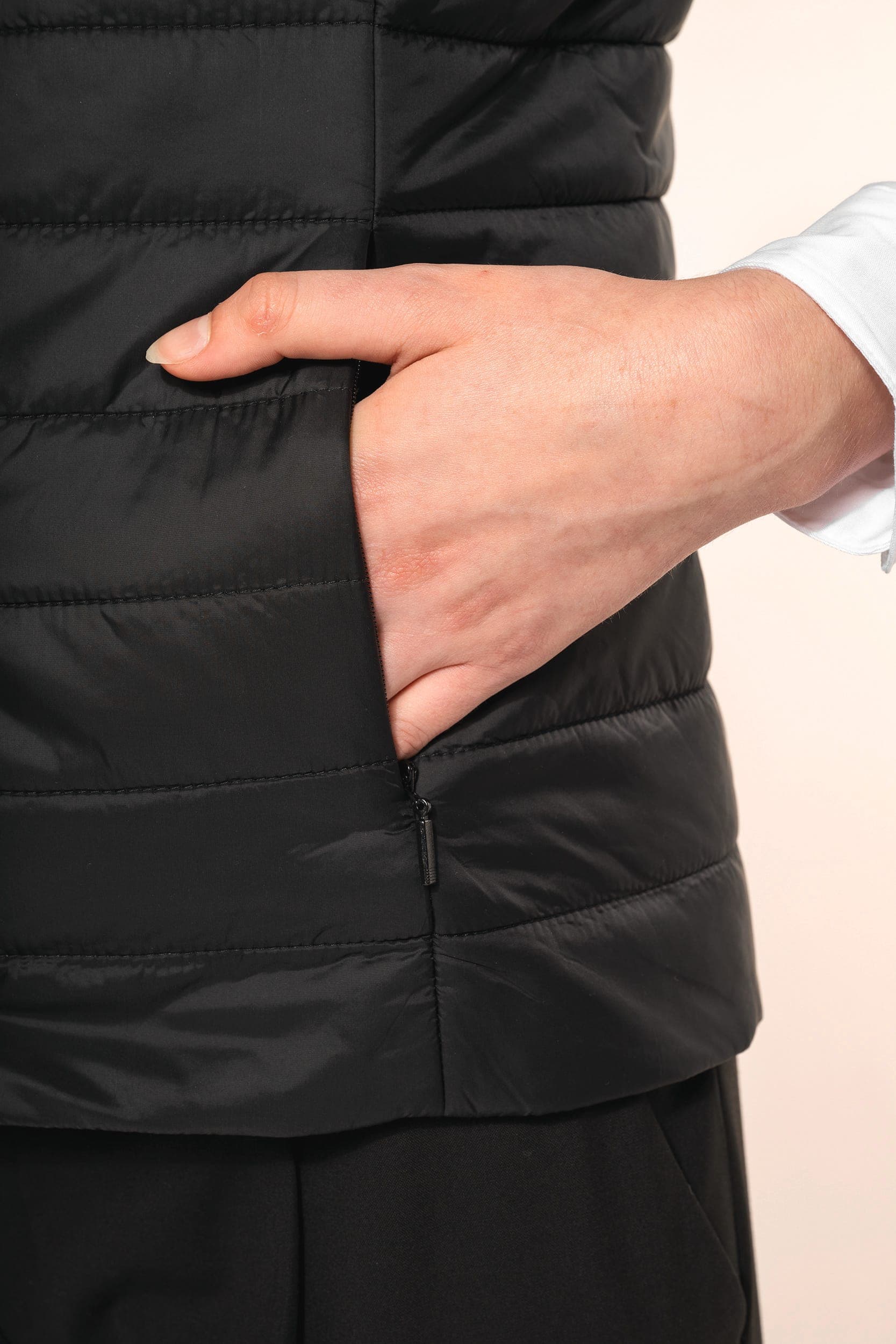 Bodywarmer léger femme en situation