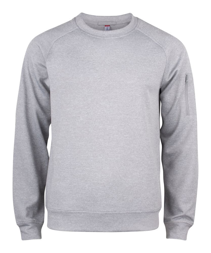 Clique Basic Active Roundneck coloris Gris chiné