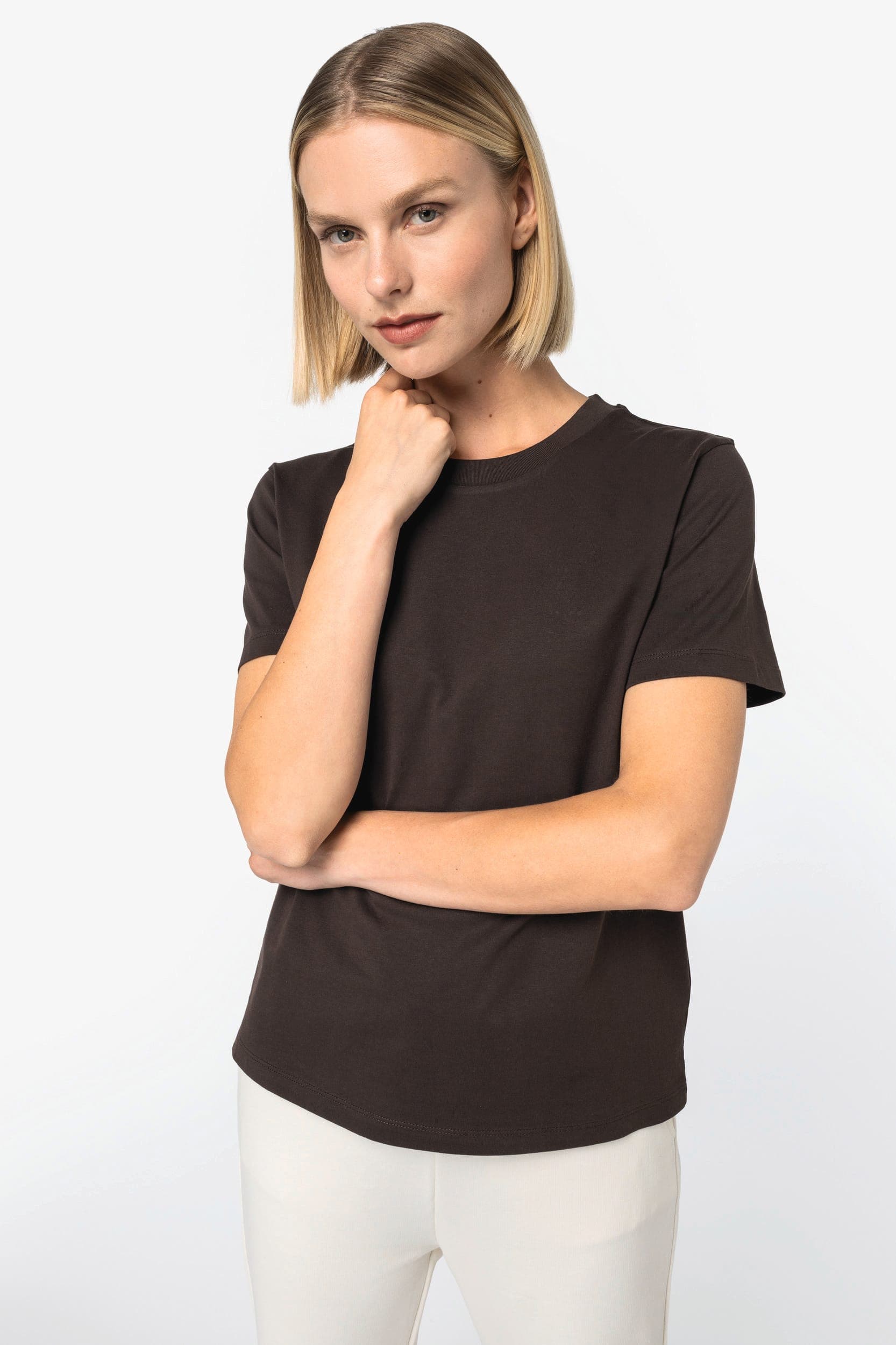 T-shirt écoresponsable femme en situation