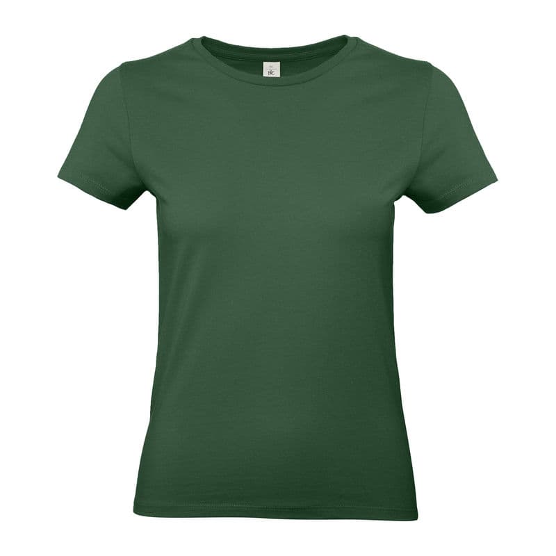 B&C #E190 /WOMEN T-SHIRT coloris Vert bouteille