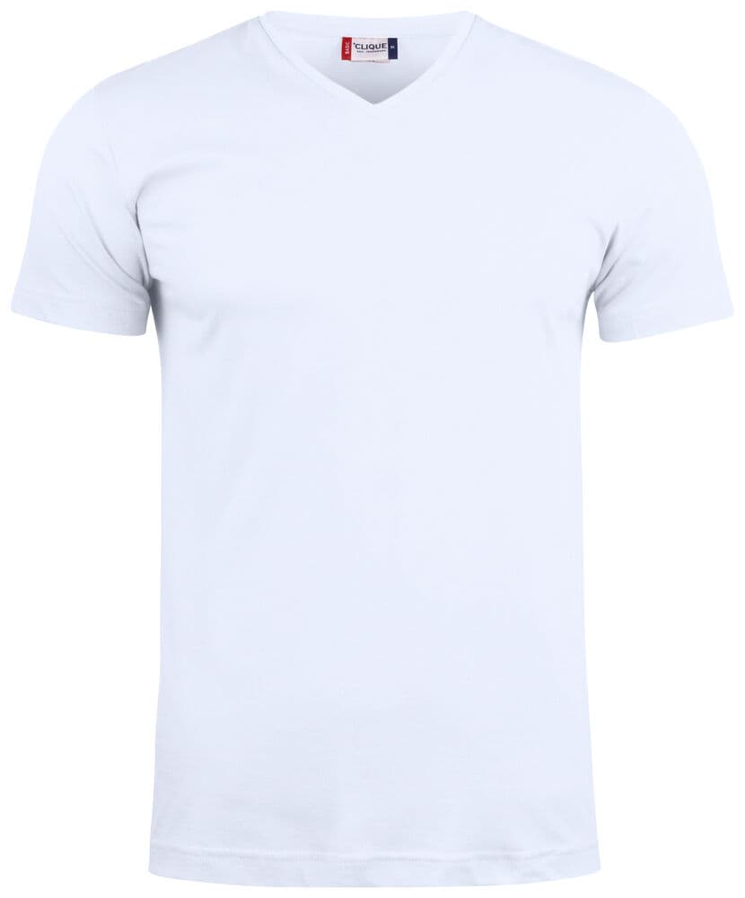 Clique Basic-T V-neck coloris Blanc