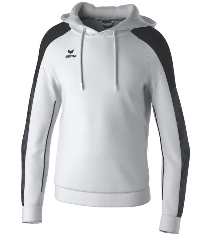 Sweat à capuche EVO STAR coloris Blanc / Noir