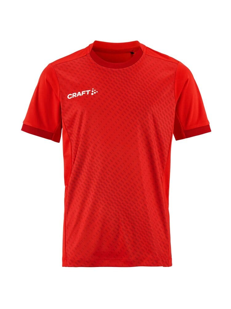 Craft Evolve 2.0 contrast graphic jersey jr coloris Rouge