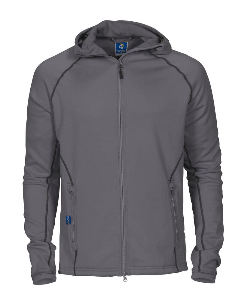 3314 HOODIE EN MICROFLEECE coloris Gris