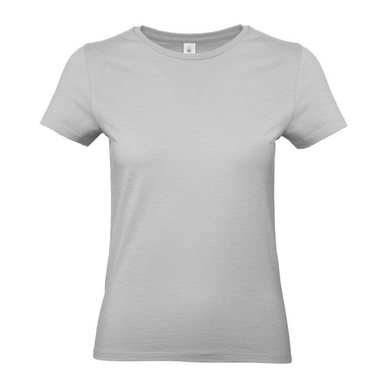 B&C #E190 /WOMEN T-SHIRT coloris Gris pacifique