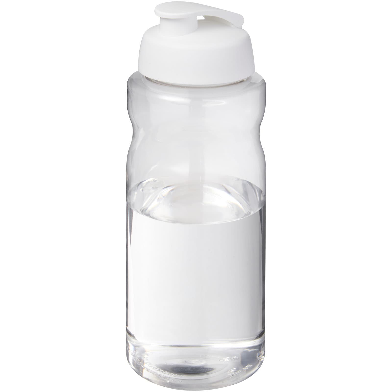Bouteille de sport H2O Active® Base Pure de 1 L à couvercle rabattable coloris Blanc