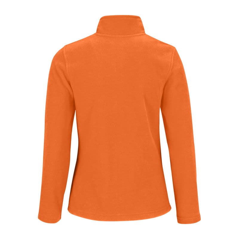 FULL ZIP MICRO-FLEECE WOMEN coloris Orange citrouille