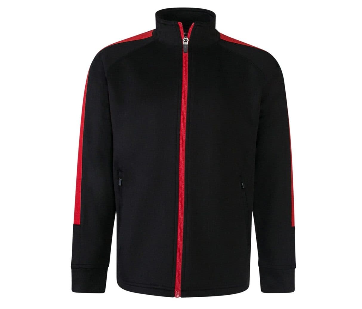 KID'S KNITTED TRACKSUIT TOP coloris Noir / Rouge