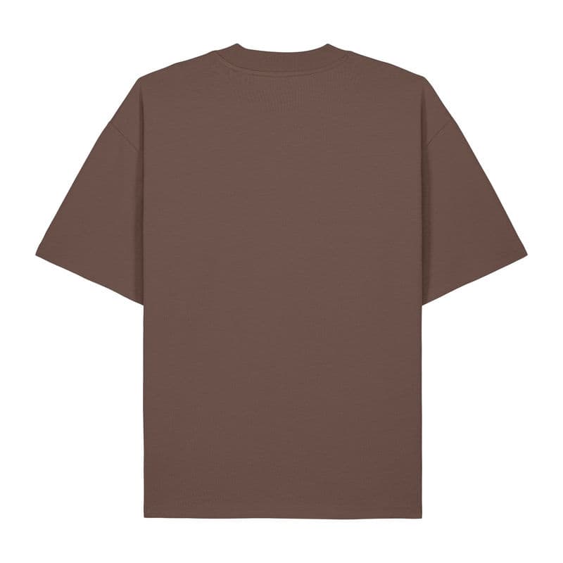 Blaster 2.0 unisex oversized high neck t-shirt coloris Moka