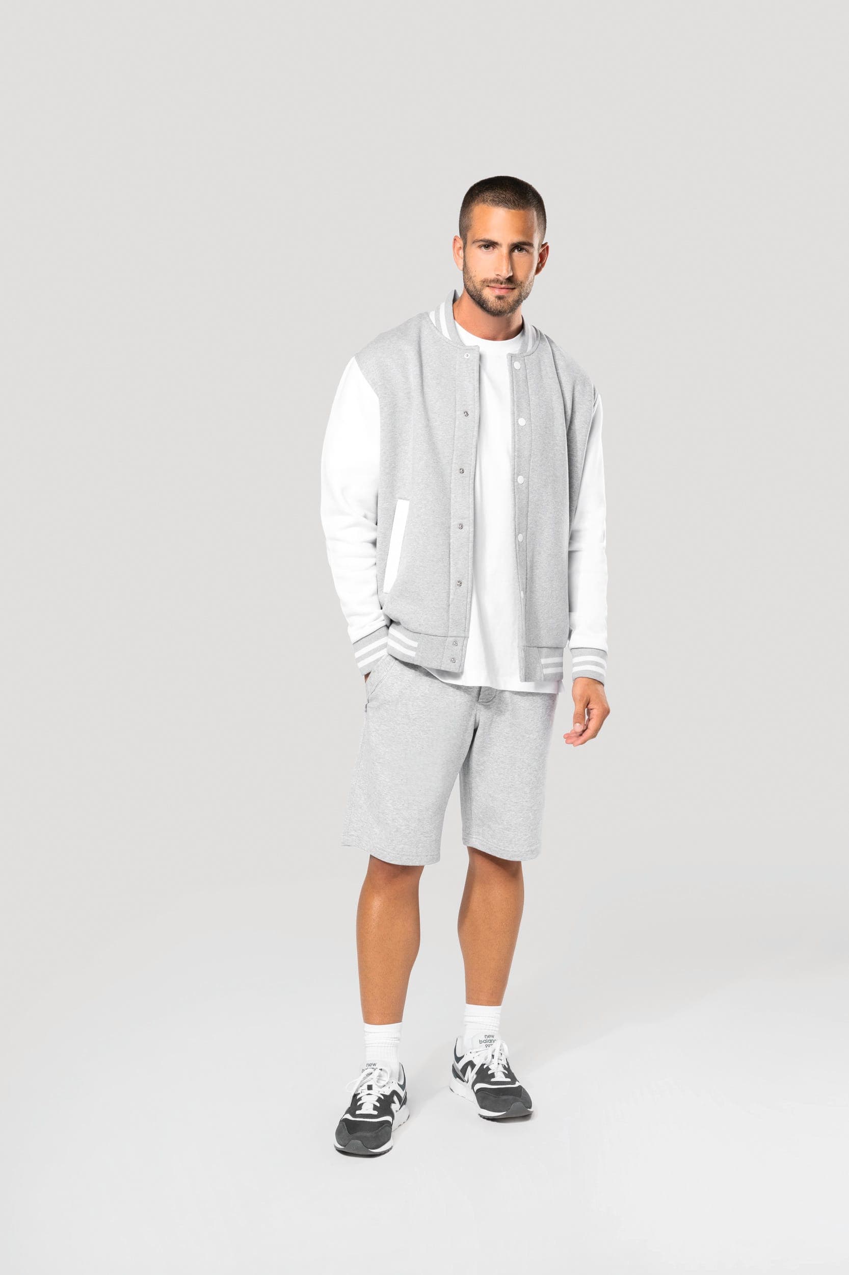 Blouson molleton teddy unisexe en situation