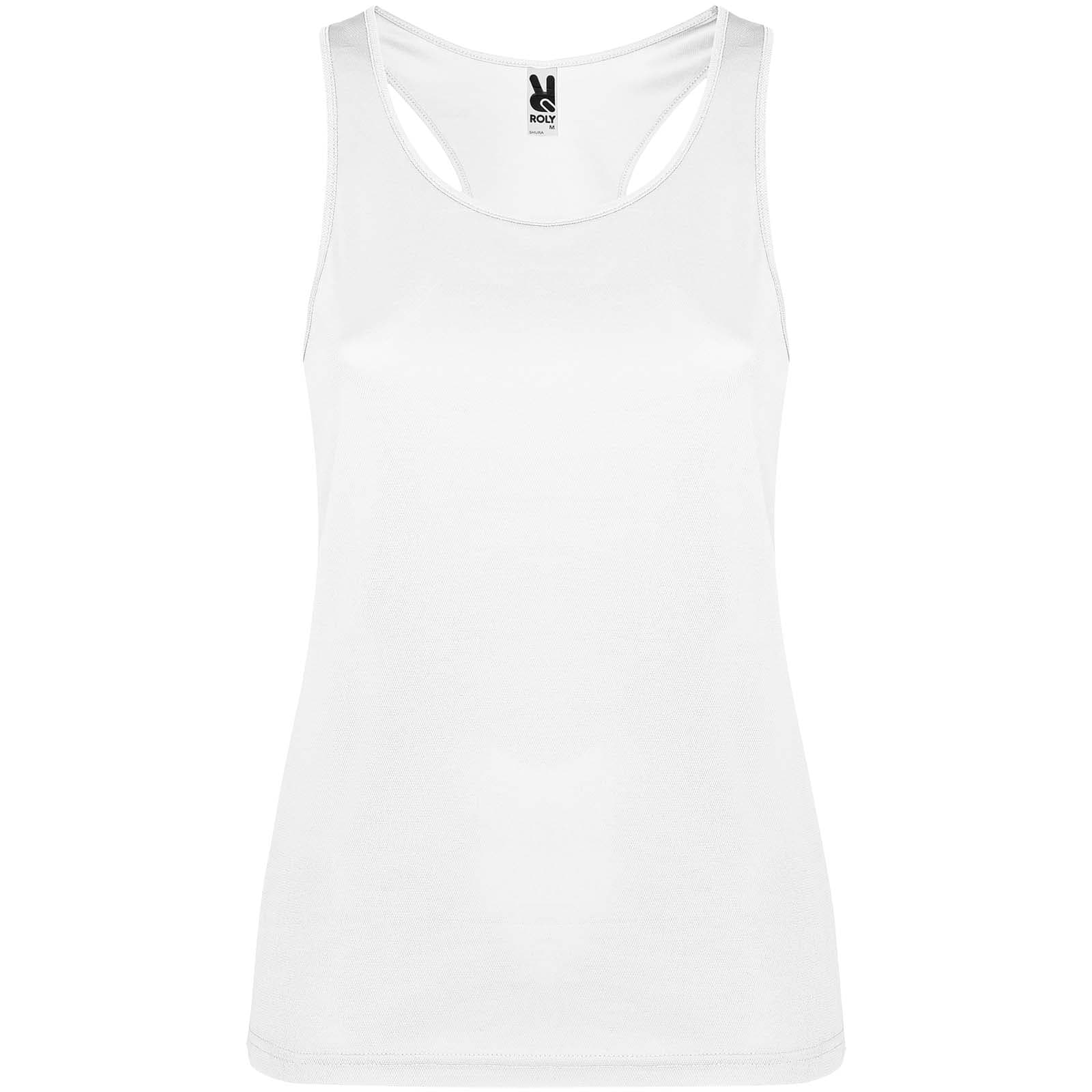 Débardeur de sport de 140 g/m² Shura pour femme coloris Blanc