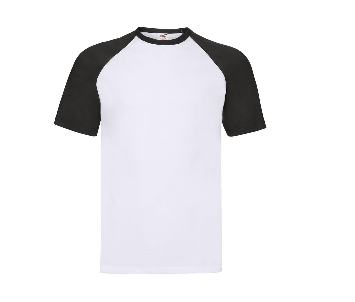 VALUEWEIGHT SHORT SLEEVE BASEBALL T coloris Blanc / Noir