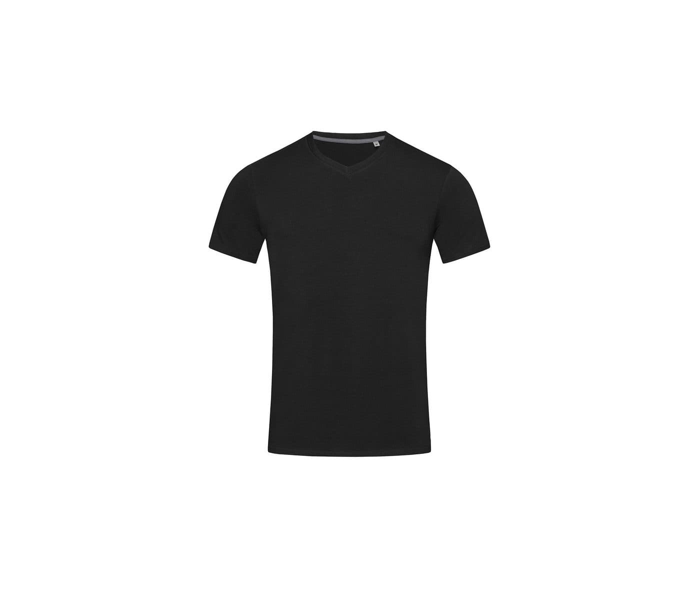 STRETCH-T V-NECK coloris Noir opale