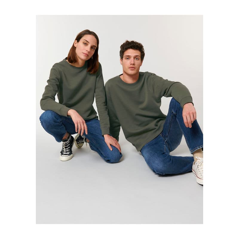 Roller unisex sweatshirt coloris Kaki