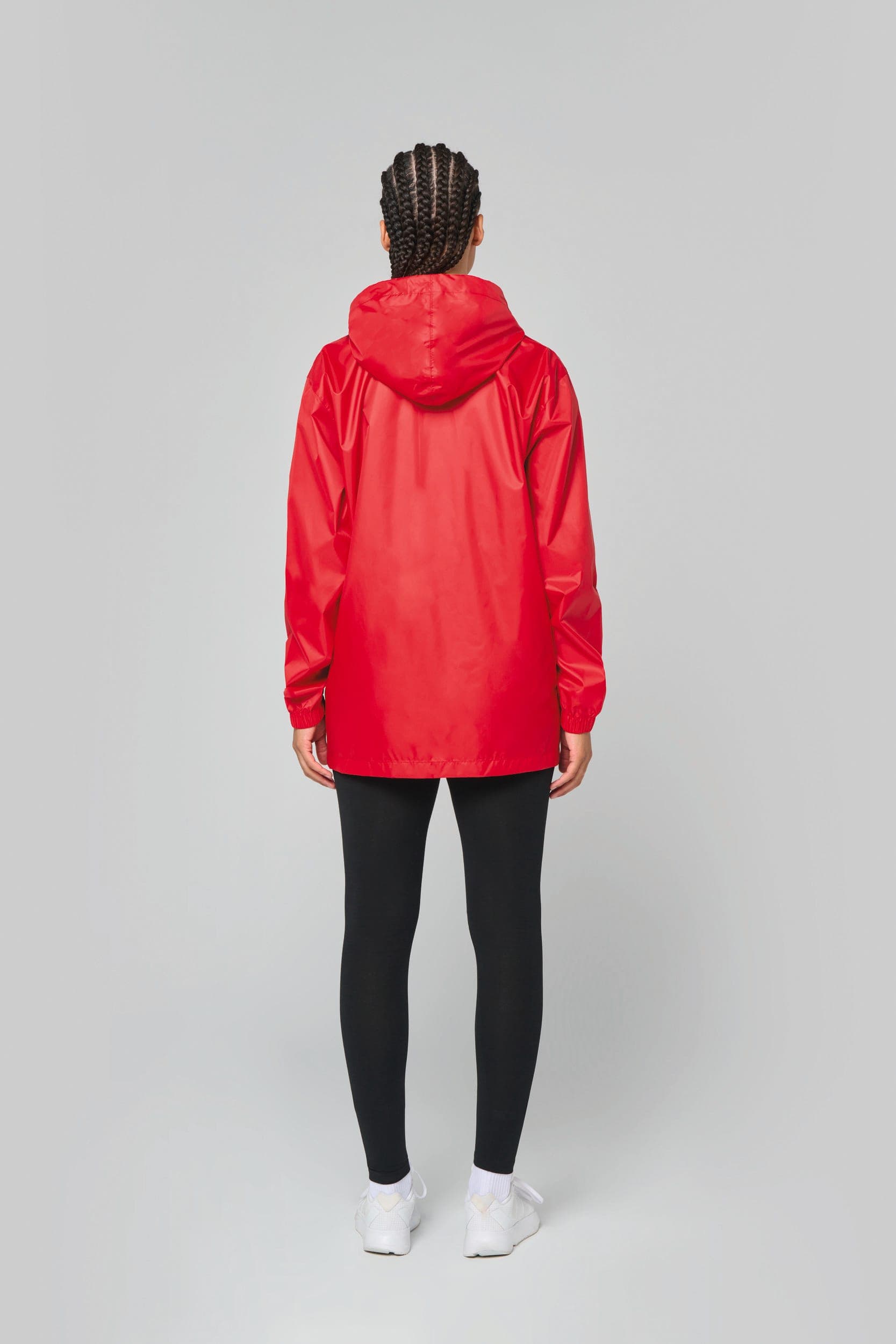 Veste de pluie unisexe en situation