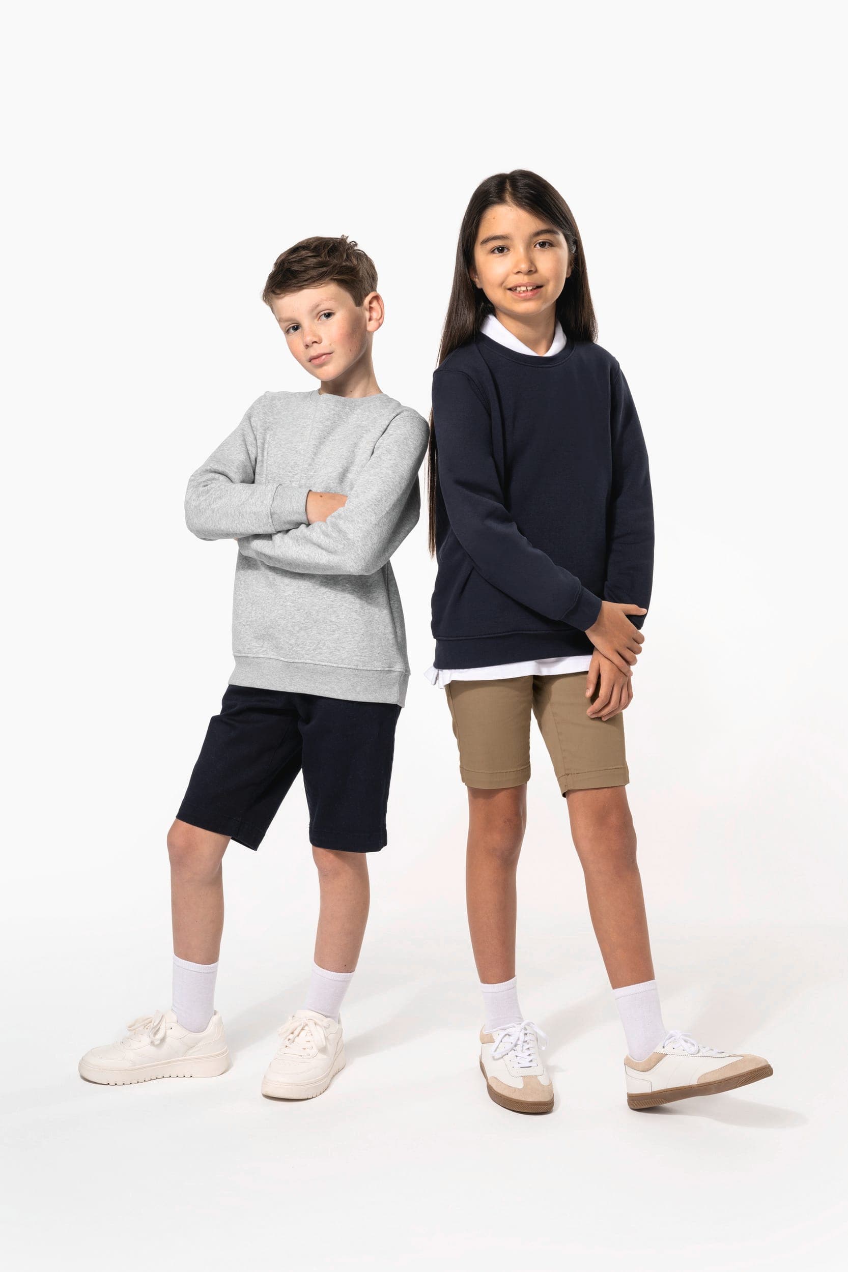 Sweat-shirt col rond enfant en situation