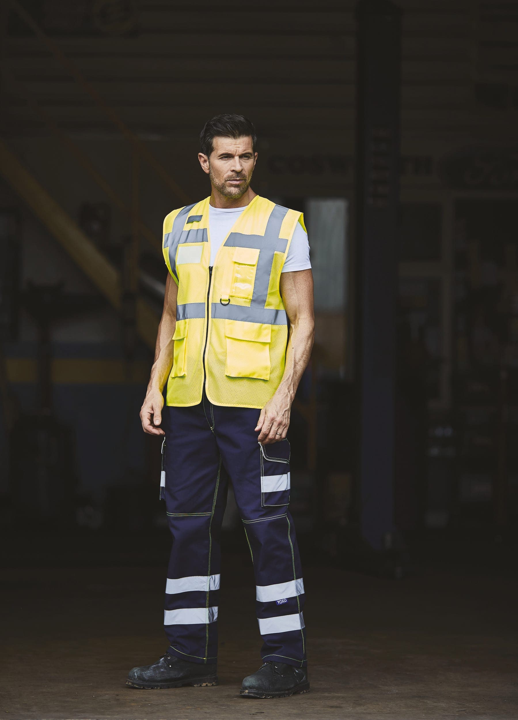 Gilet haute visibilité Top Cool "Management" en situation