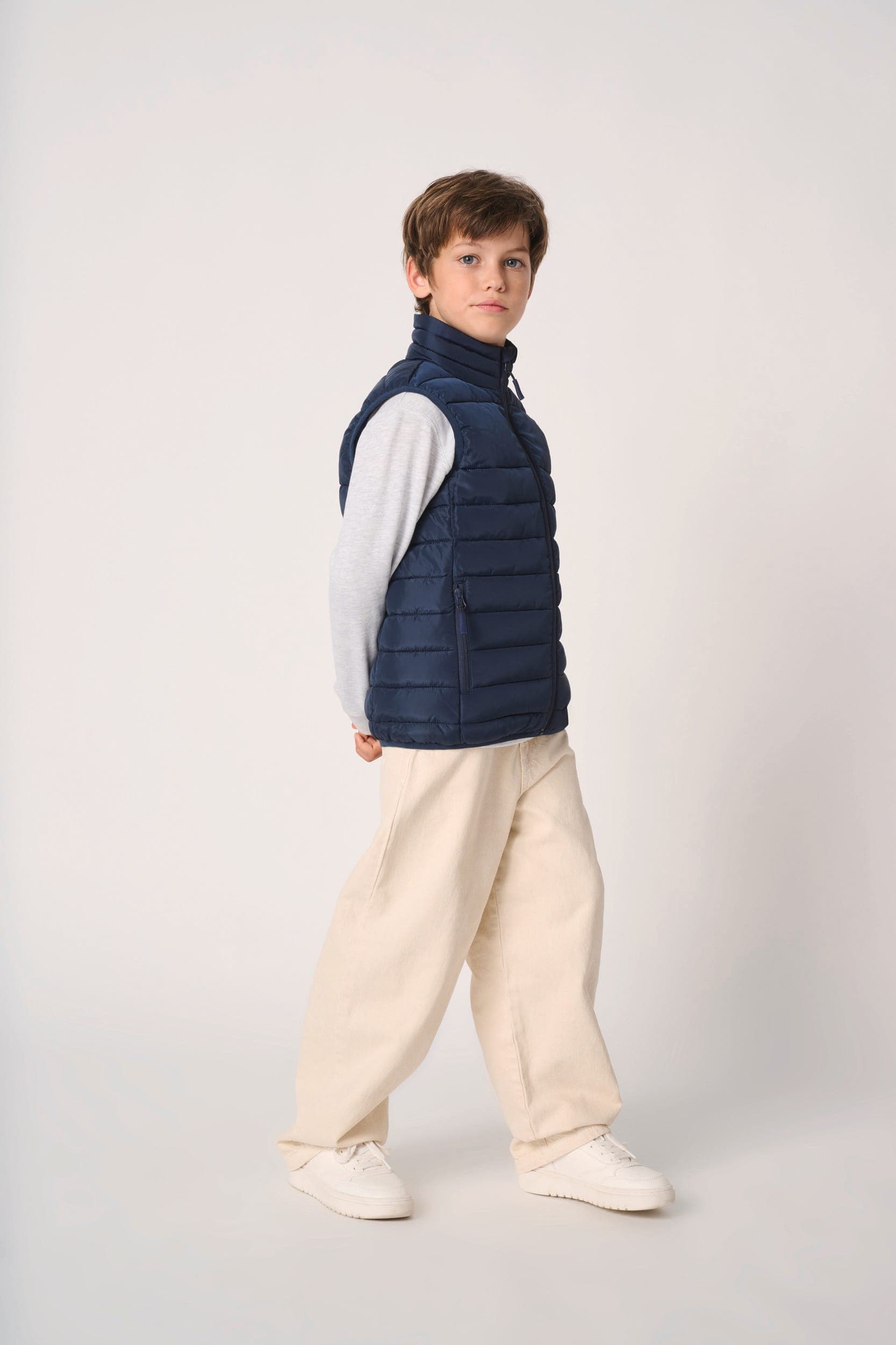 Bodywarmer matelassé enfant en situation