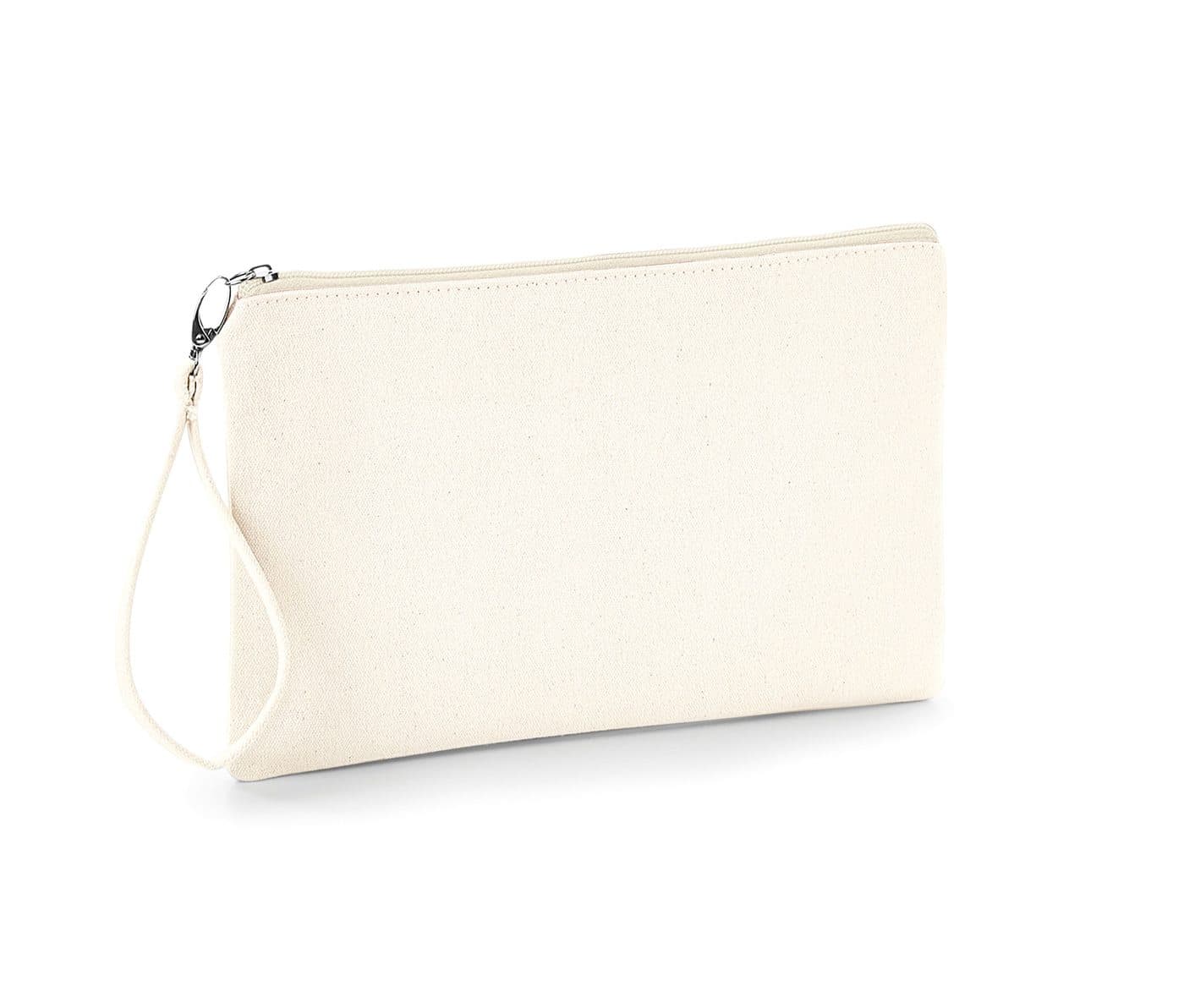 CANVAS WRISTLET POUCH coloris Naturel / Naturel