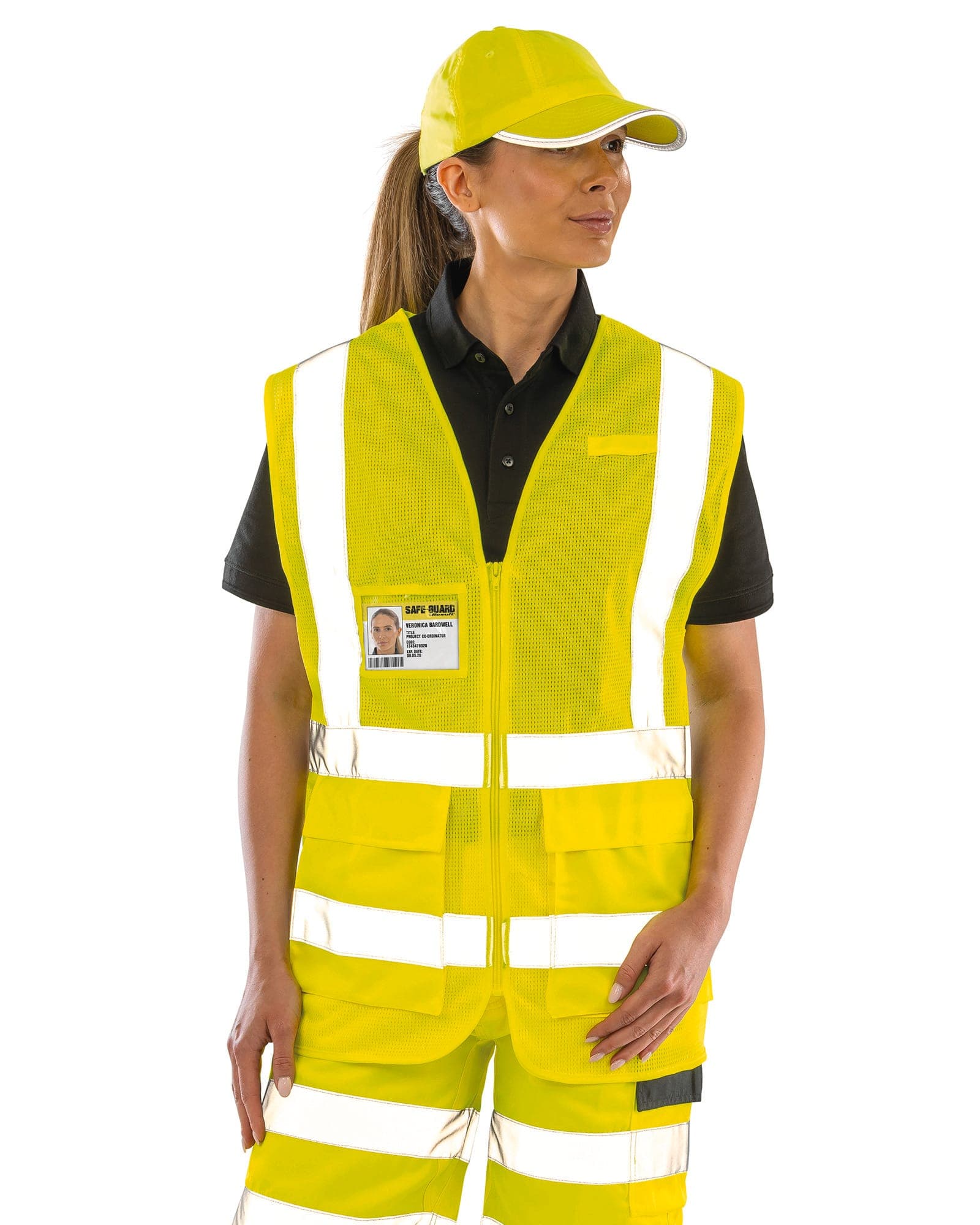 Gilet de sécurité en maille en situation