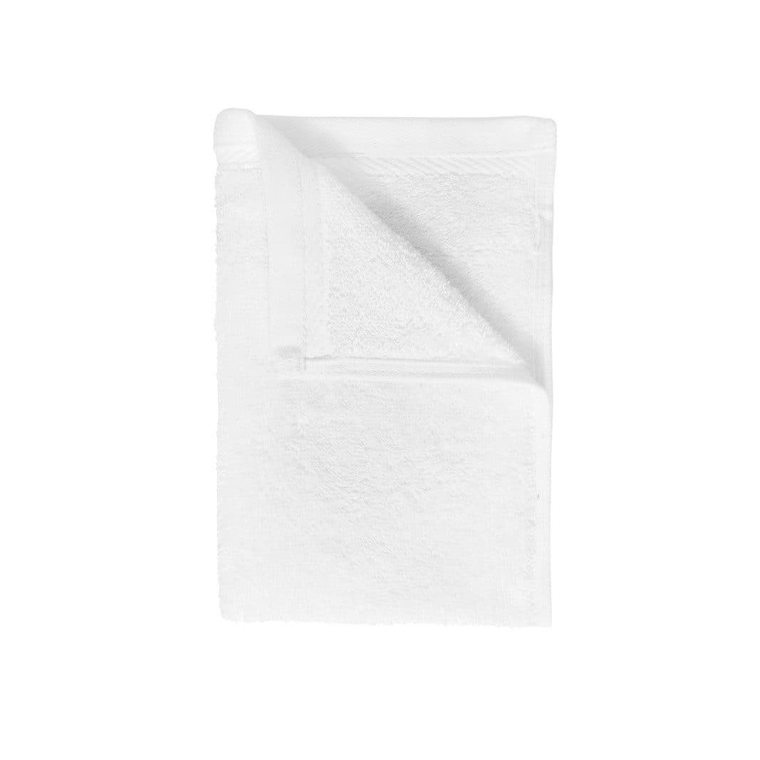 ORGANIC GUEST TOWEL coloris Blanc