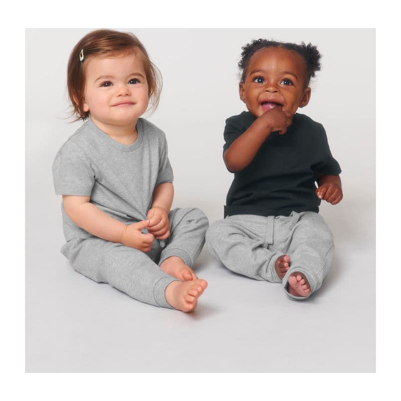 Baby Creatorbabies' t-shirt coloris Gris chiné