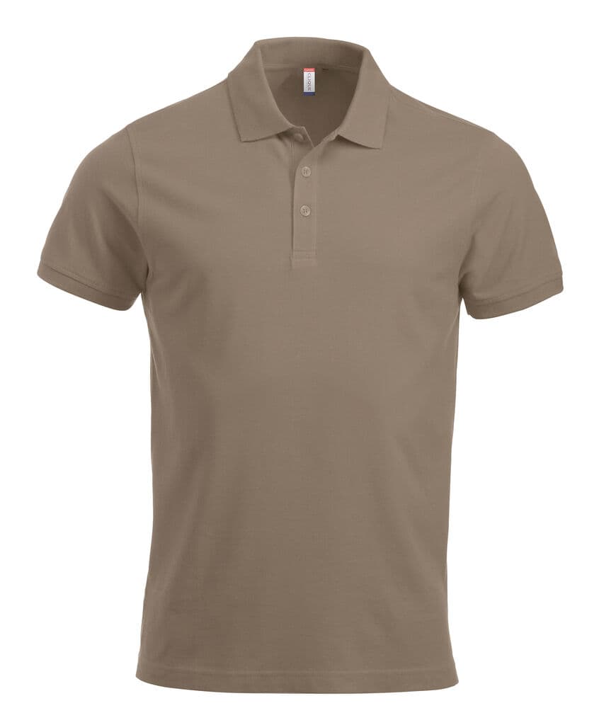 Clique Classic Lincoln S/S Polo coloris Latte Caffe