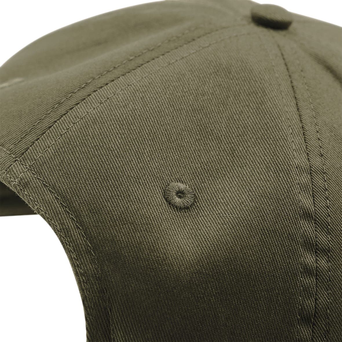 Casquette 5 panneaux avec patch amovible en situation