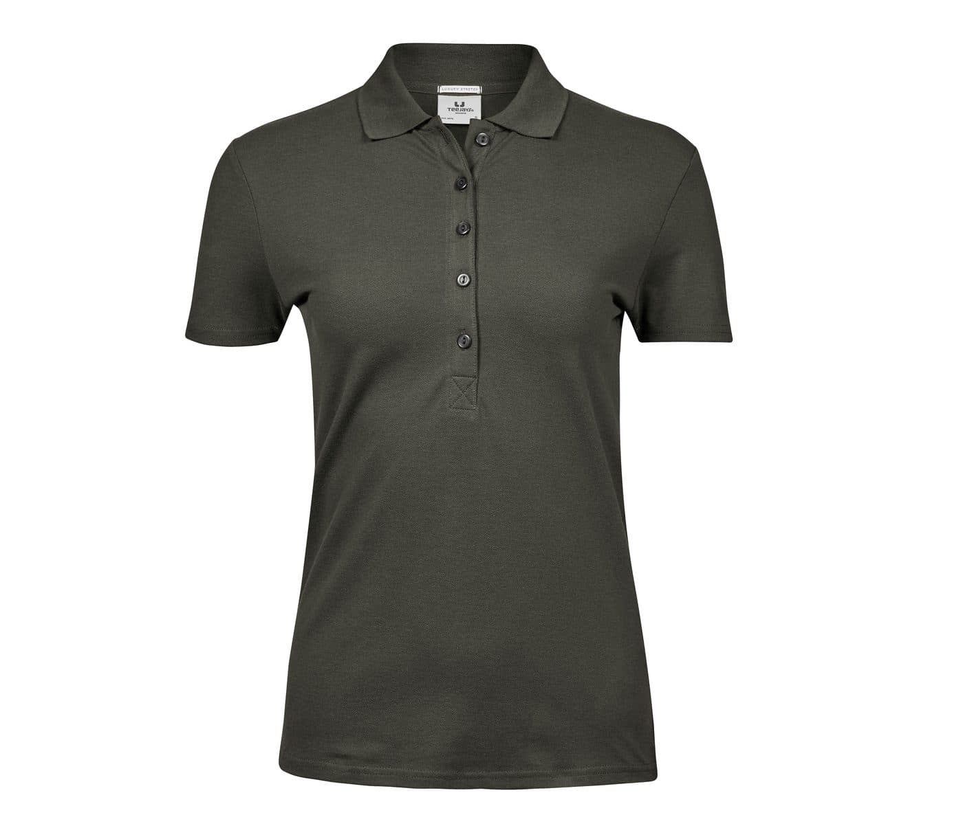 LADIES LUXURY STRETCH POLO coloris Vert profond