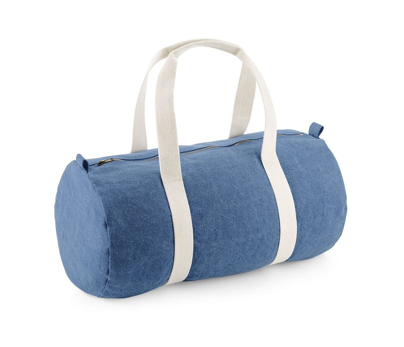 DENIM BARREL BAG coloris Denim clair